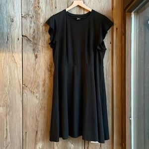 City Chic Black Short Sleeve Jersey Dress